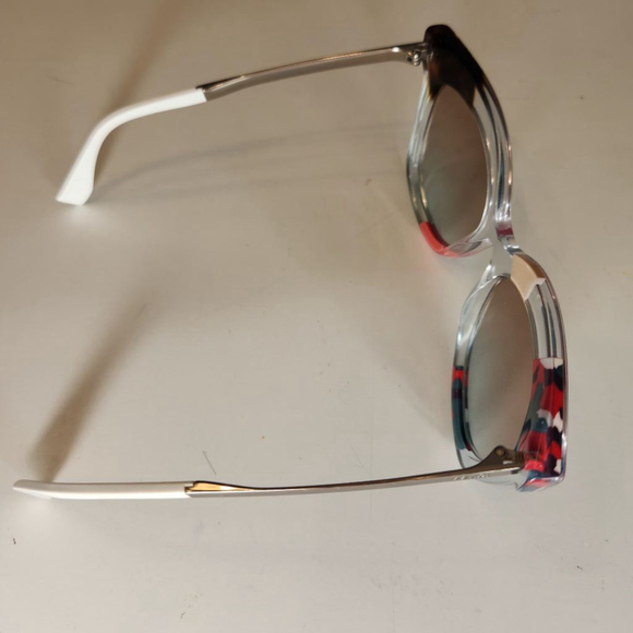 Fendi Designer Sunglasses FF0179-TKVE6 in Azure Crystal 53mm Authentic Oversized - Picture 7 of 15